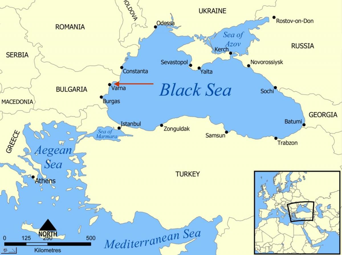 Bulgaria munduan kokapena mapa