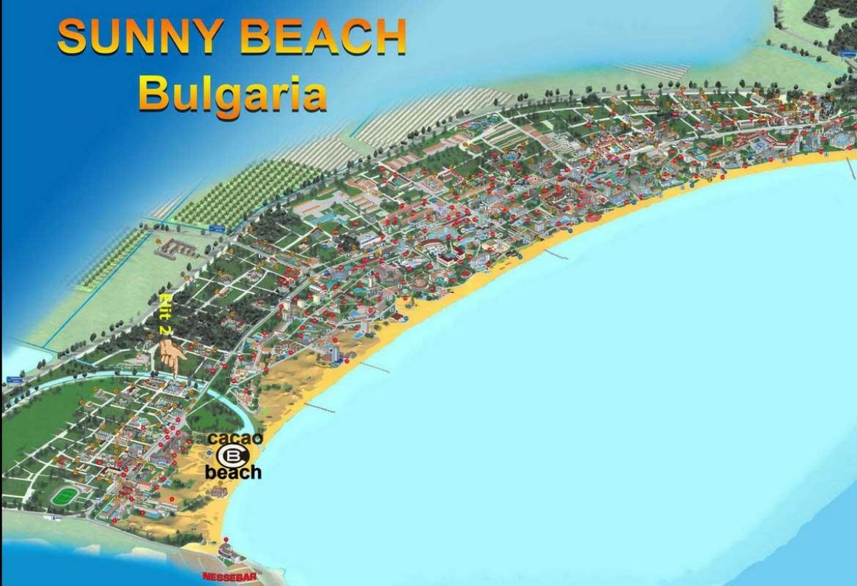 mapa cacao hondartza Bulgaria