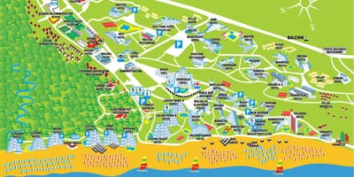 Mapa albena Bulgaria