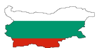 Bulgaria mapa bandera