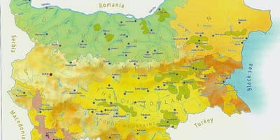 Mapa Bulgaria klima