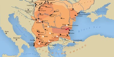 Mapa Bulgarian inperio